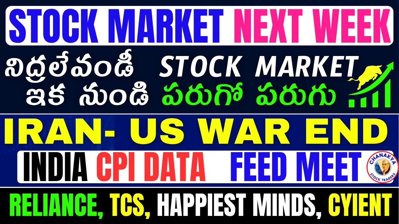 Stock market next week,US-Iran War,Fed meet,CPI Data,Reliance,Happiest Minds,TCS,Cyient,NIFTY.