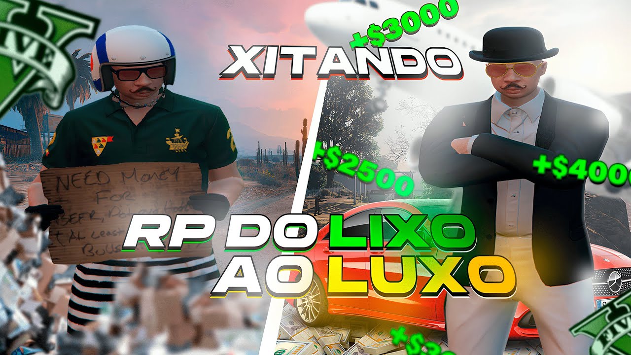 DO LIXO AO LUXO no GTA RP COMPLEXO RJ