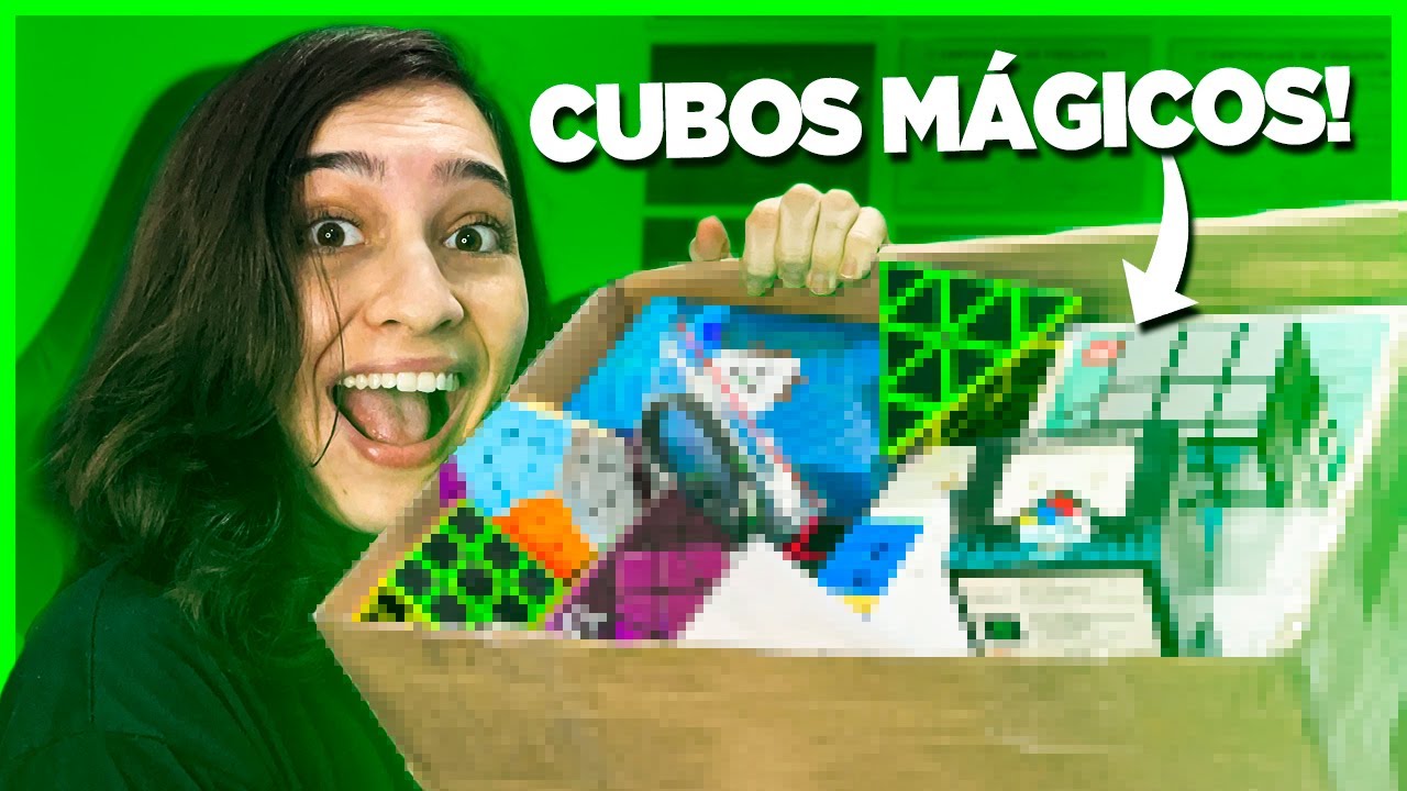 O MAIOR UNBOXING DE CUBOS MÁGICOS QUE JÁ FIZ! | Unboxing Biocube ☣️ #Rumo100K
