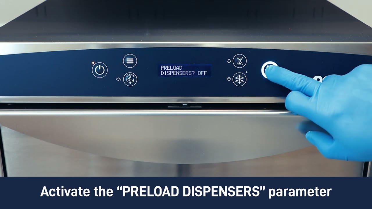 💧 FIRST START-UP Dishwashers with electronic (E) board
