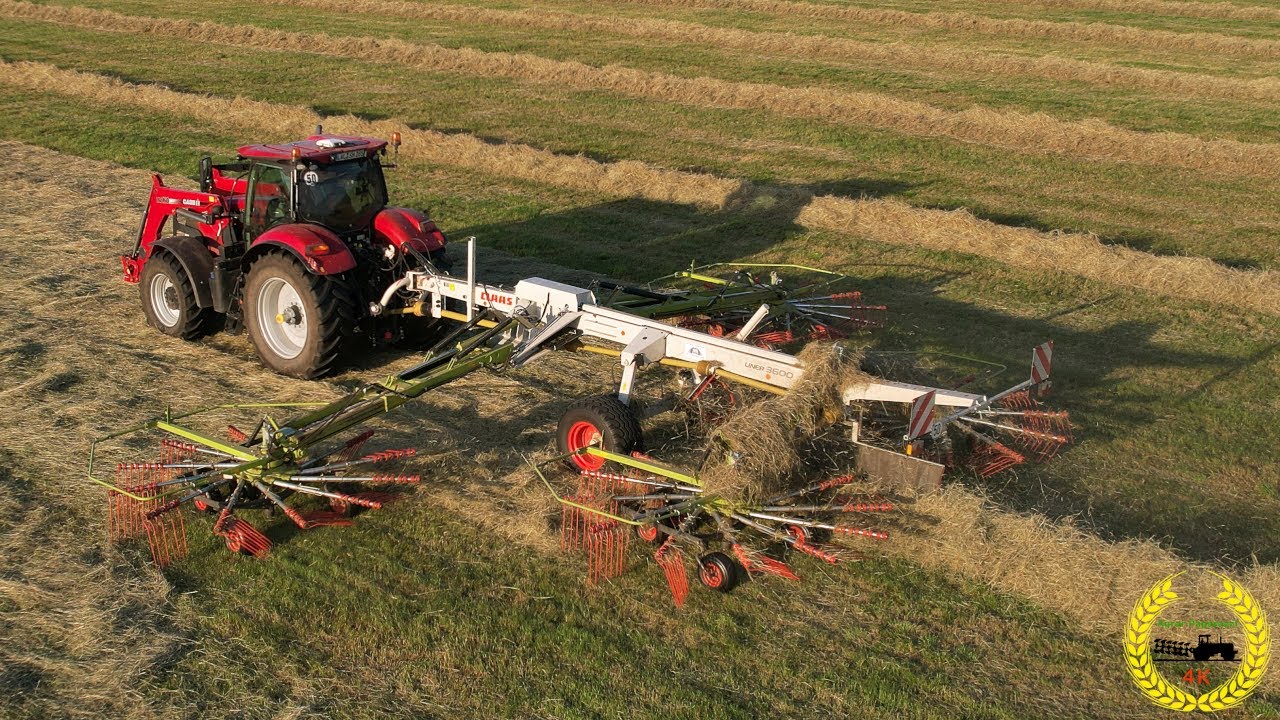 Heuernte | Case IH Puma | Claas Liner | Fendt 724 Vario | Kuhn Rundballrnpresse