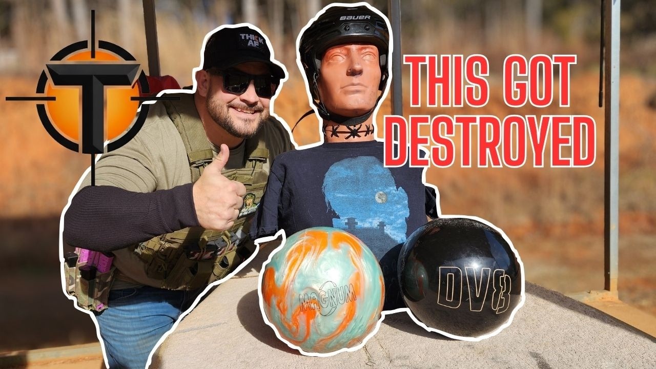 Shooting Bowling Balls With Different Calibers (The Results Surprised Us)