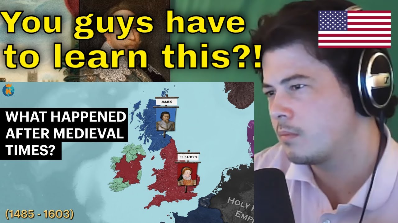 American Reacts History of England (1485–1603) - EXPLAINED IN 26 MINUTES