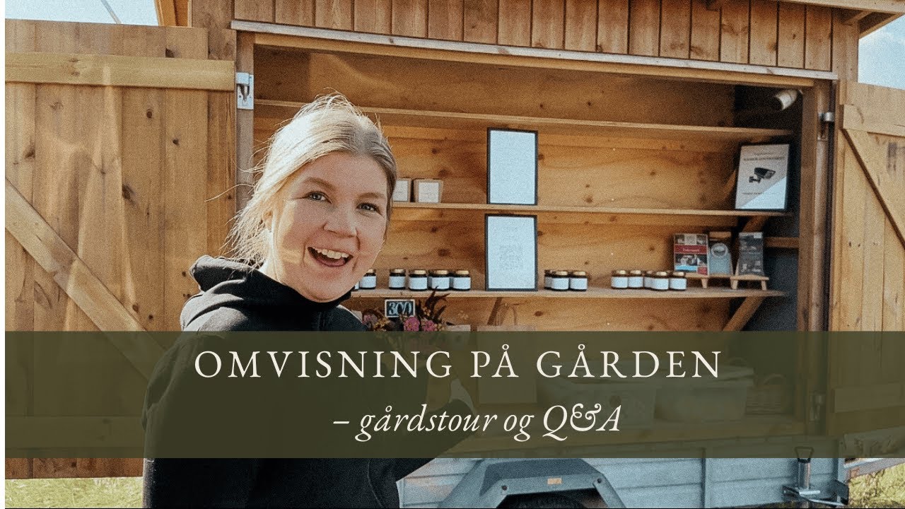 🌿 G&Aring;RDSTOUR - omvisning p&aring; g&aring;rden v&aring;r i Telemark + Q&A