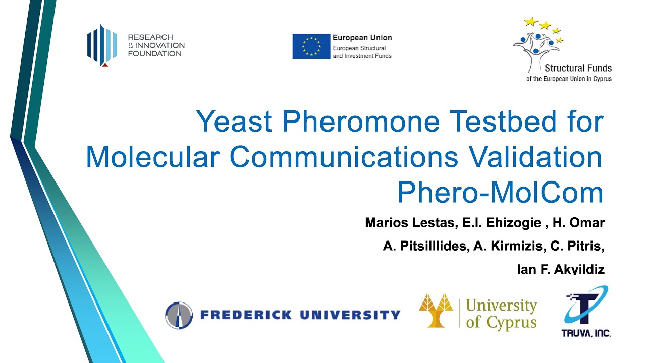 MolCom 2022 Talk - Yeast Pheromone Testbed for Molecular Communications Validation - Marios Lestas