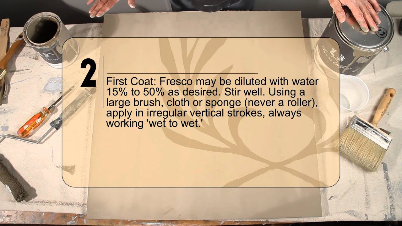 Fresco Lime Application Demonstration