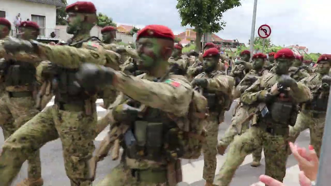 Desfile Militar do Dia de Portugal de Camoes   Pedrogao Grande 2024