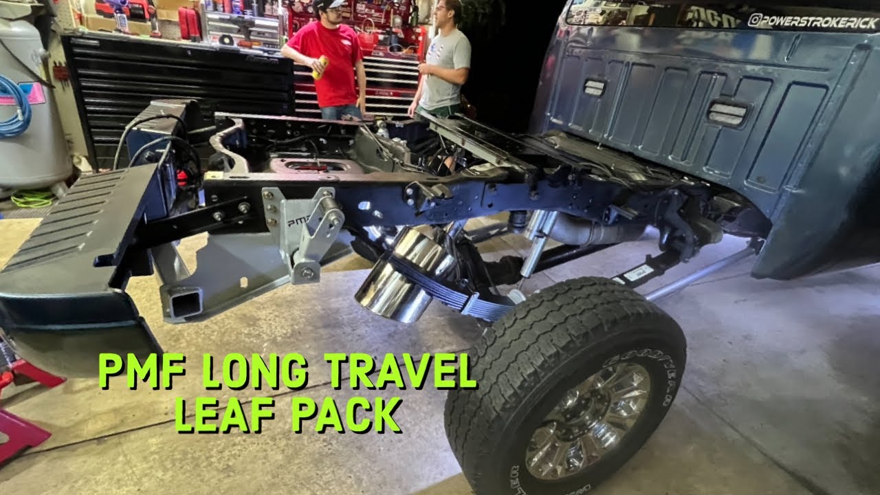 PMF SUSPENSION Long travel 7” leaf pack (soft ride) FULL INSTALL! NO BLOCKS!! #mechanic #foryou