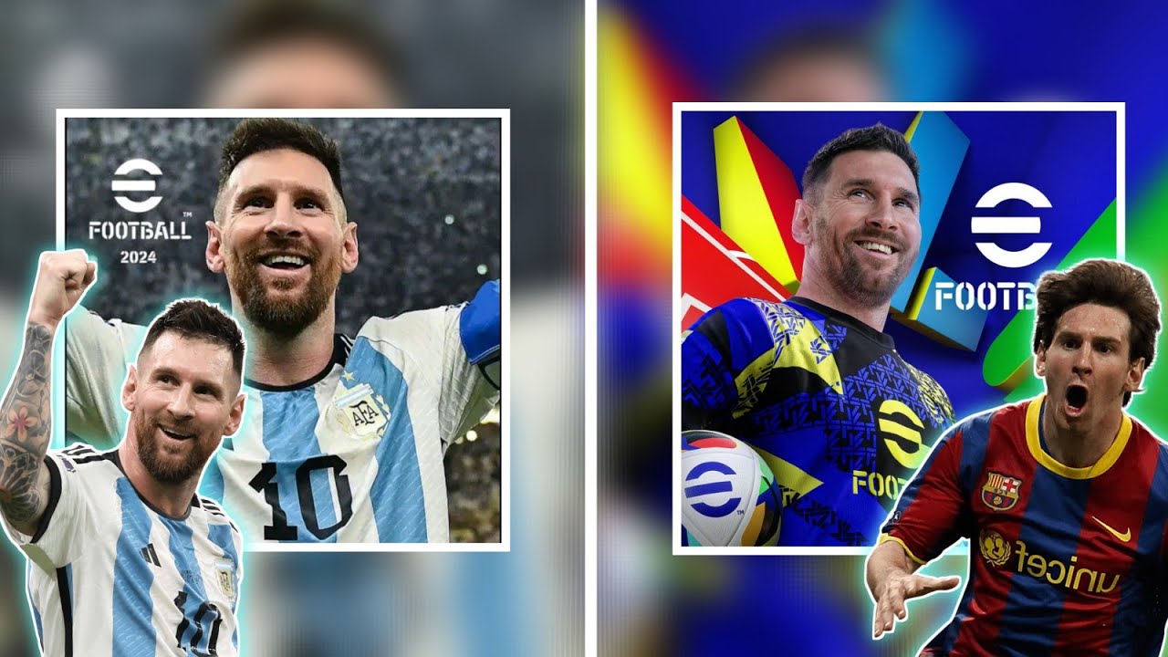 eFootball 2024 Vs eFootball 2025 Comparison: New Messi Pack, Pitch Update, Referee, Celebrations...