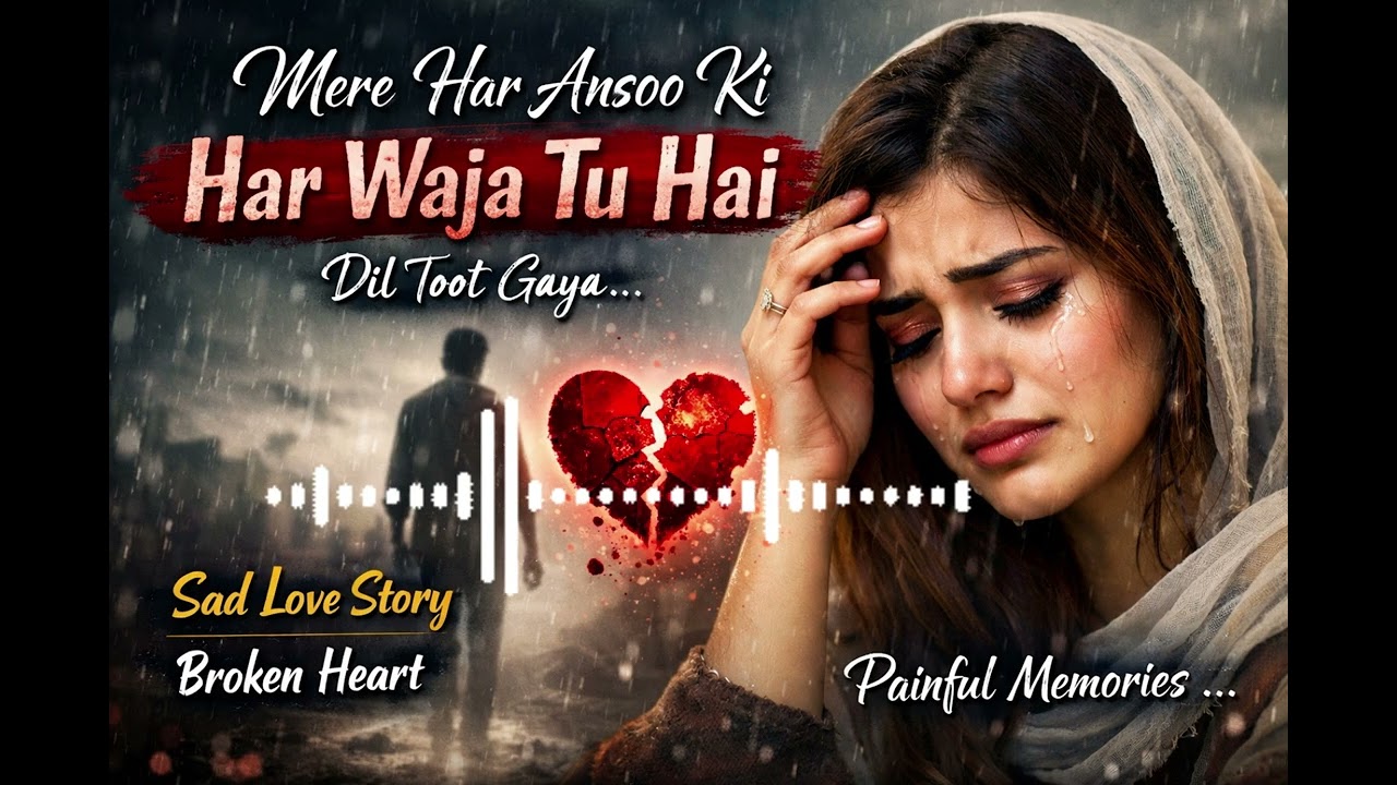 Mere Har Ansoo Ki Har Waja Tu Hai 💔 | Heart Touching Sad Song 2026 | Emotional Girls Song