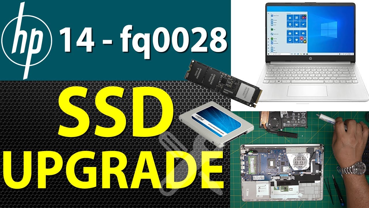 Как обновить хранилище (SSD-HDD) для ноутбука HP 14 Fq0028 | Пошаговое руководство💻 ✅