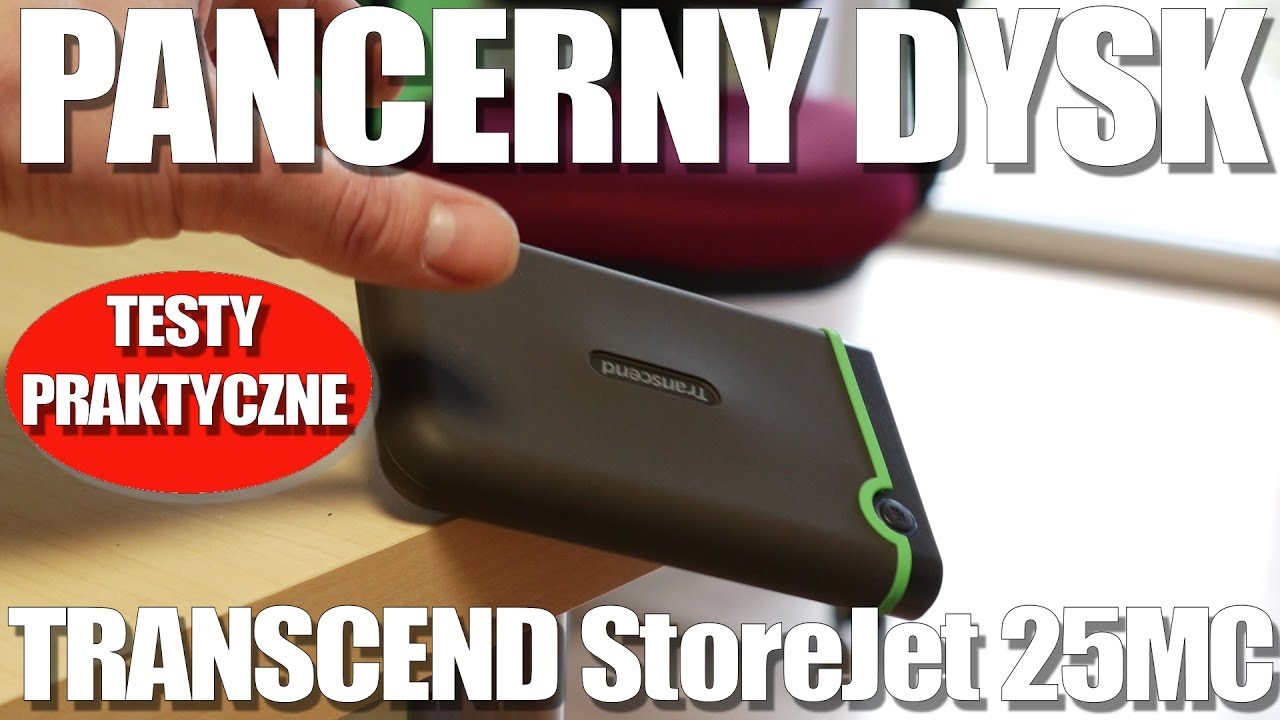 Rzut Dyskiem Twardym czyli test Transcend StoreJet 25MC - pancerny dysk i obudowa USB C - VBT PC