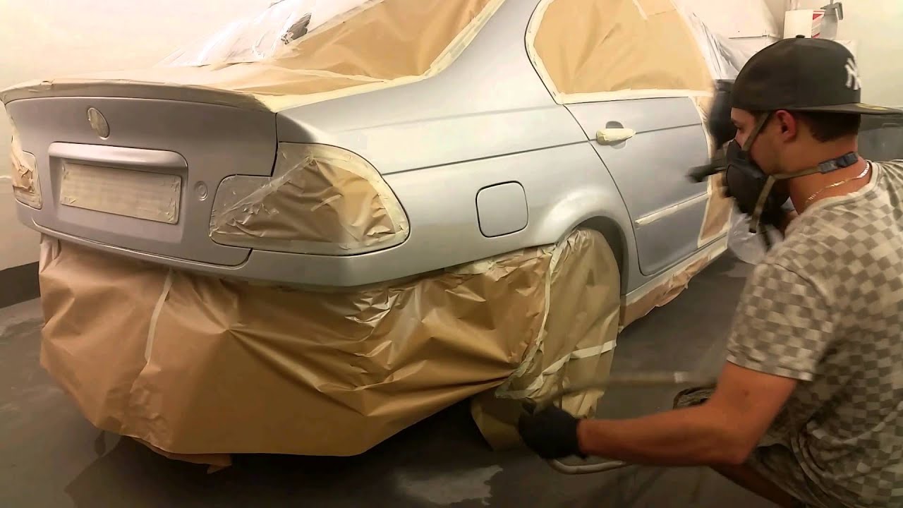 BMW E46 quarter panel respray