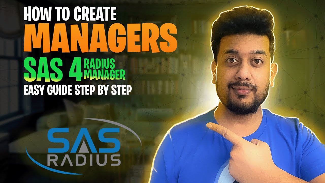 Как создать учетную запись менеджера в SAS4 Radius Manager