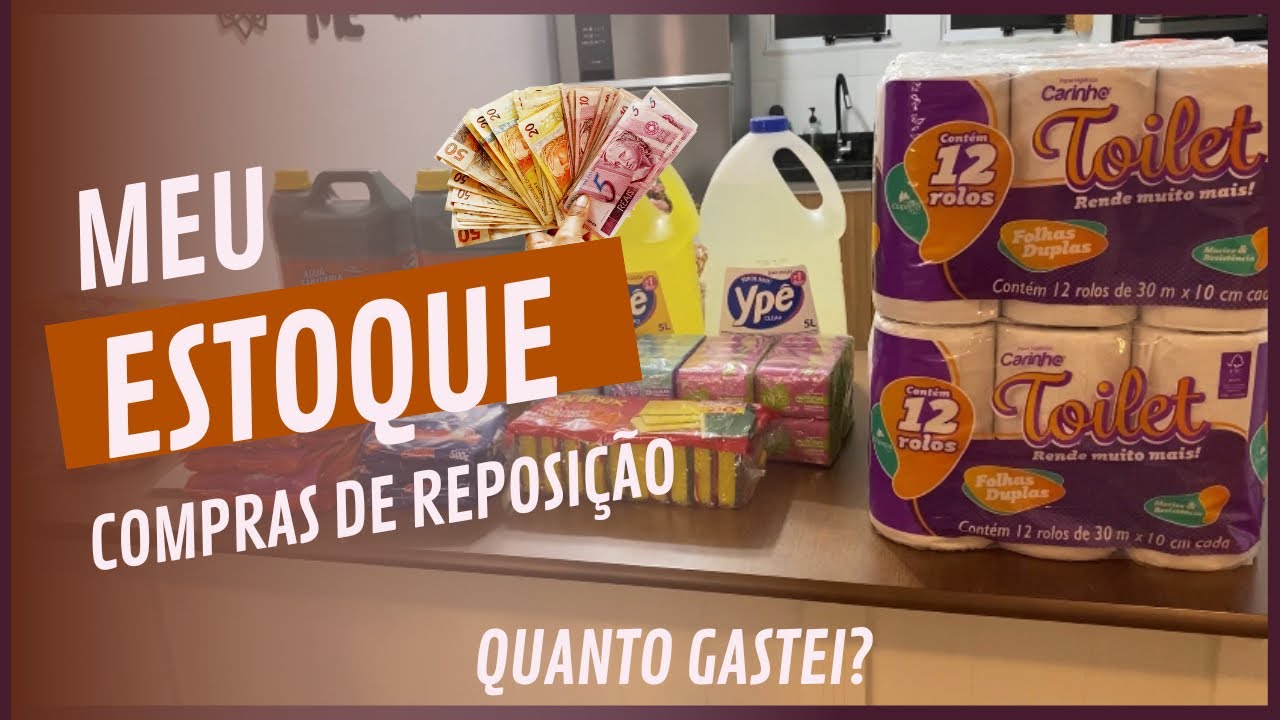 MINHAS COMPRAS DE ESTOQUE - COMPRAS DE REPOSIÇÃO.