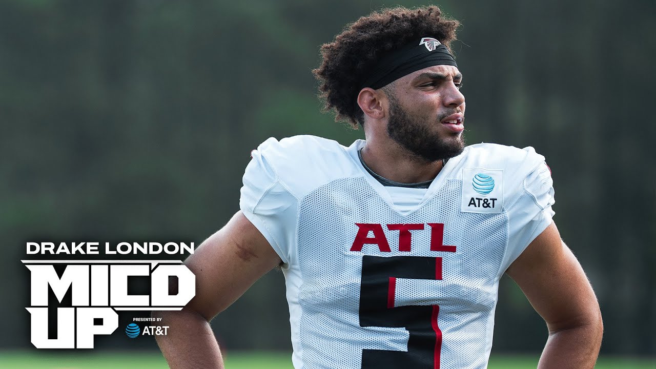 Drake London is mic'd up for AT&T Training Camp | Atlanta Falcons | NFL