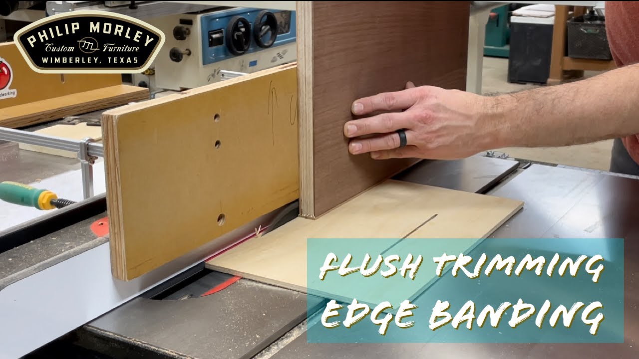 flush trimming edge banding.
