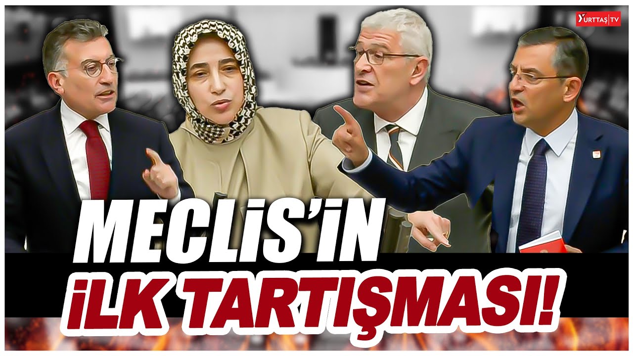 TBMM'nin ilk tartışması! AKP- CHP- İYİ Parti arasında polemik!