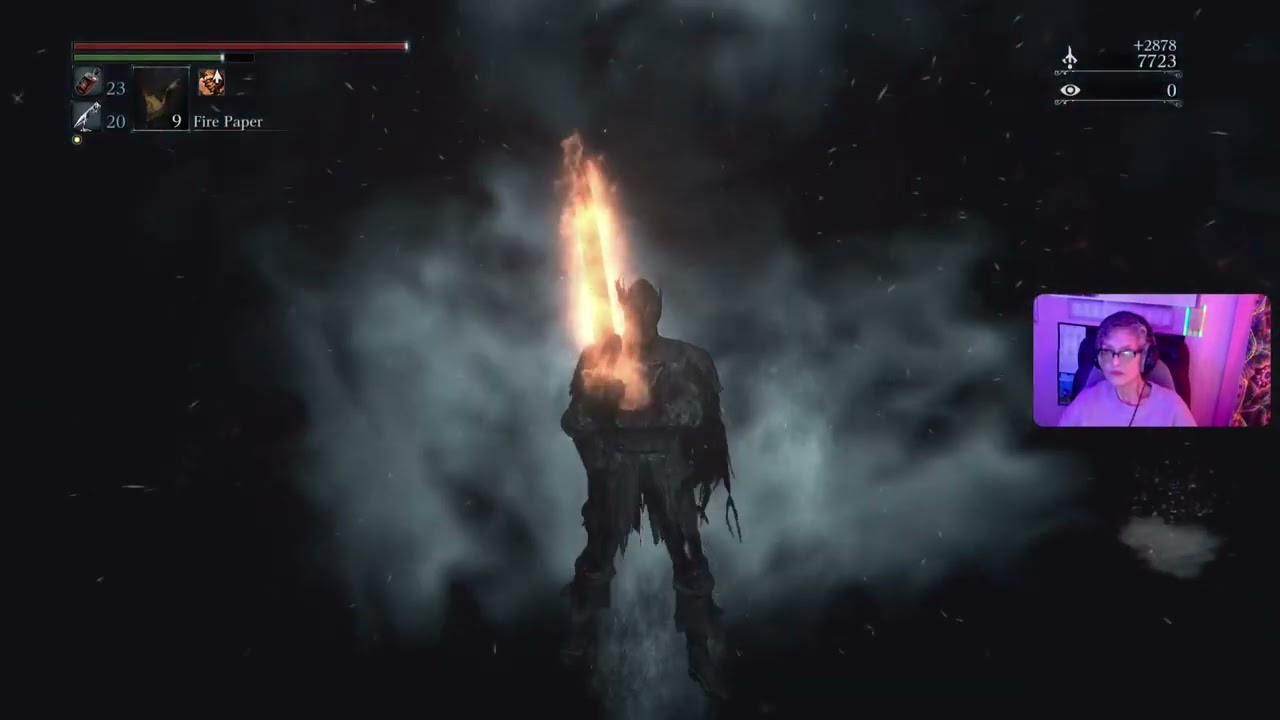 Bloodborne - New game - Day 7 -DLC - killed Ludwig. Worked in chalices too.