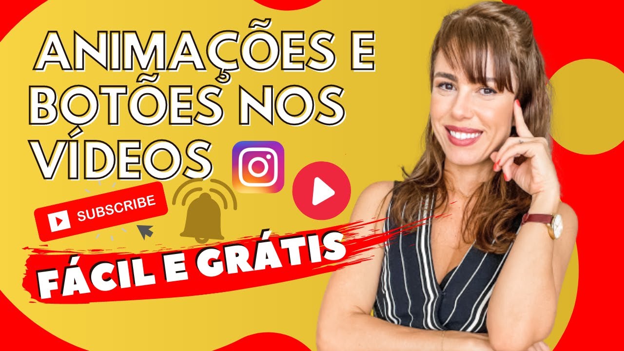 Como colocar efeitos animados (INSCREVA-SE, LIKE) e animações PERSONALIZADAS nos seus vídeos