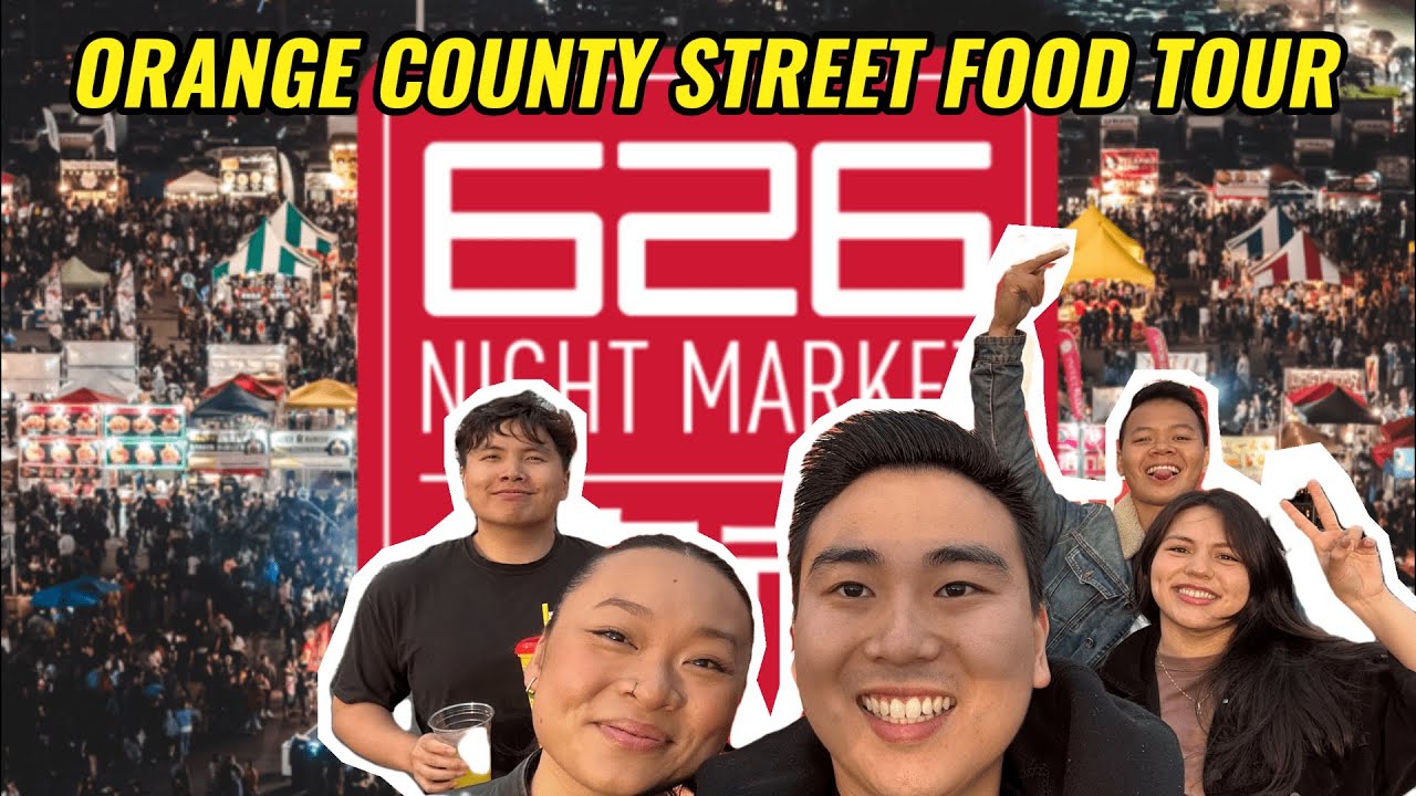 WHAT TO EAT AT THE ORANGE COUNTY 626 NIGHT MARKET 2024! MUSUBI, D CAKES, LEMONADE, HONEY CONES