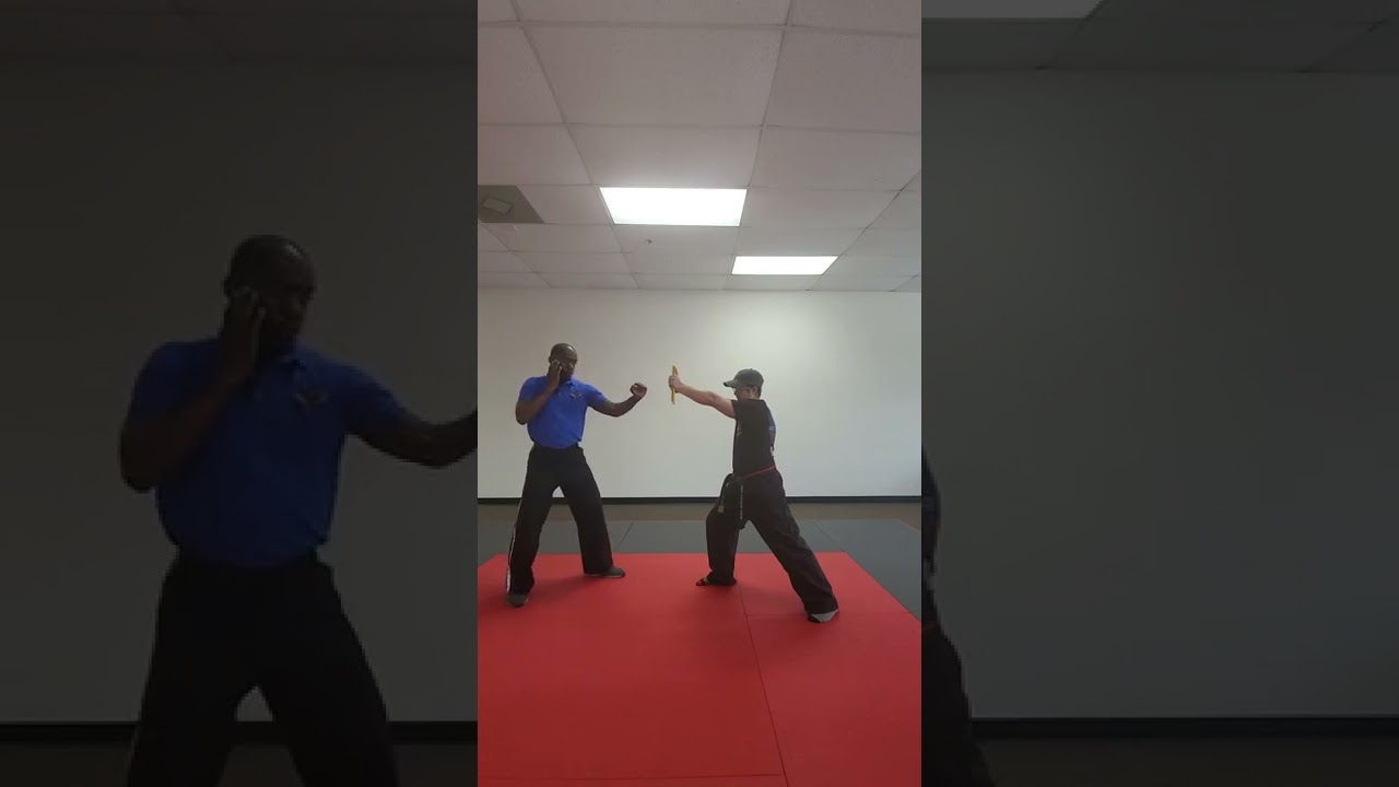 Palm Heel Strike Yellow Belt board break