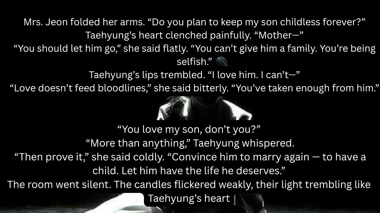 When  His MOM Want Him To Remarry For CHILD-The Night Love Almost Broke-TAEKOOKONESHOT(TOP JUNGKOOK)