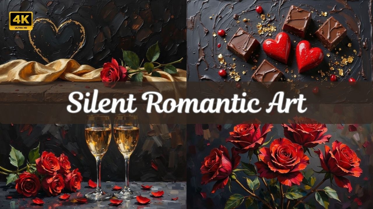 Quiet Romance ❤️| A Silent Luxury Valentine Art Collection - 2 Hour