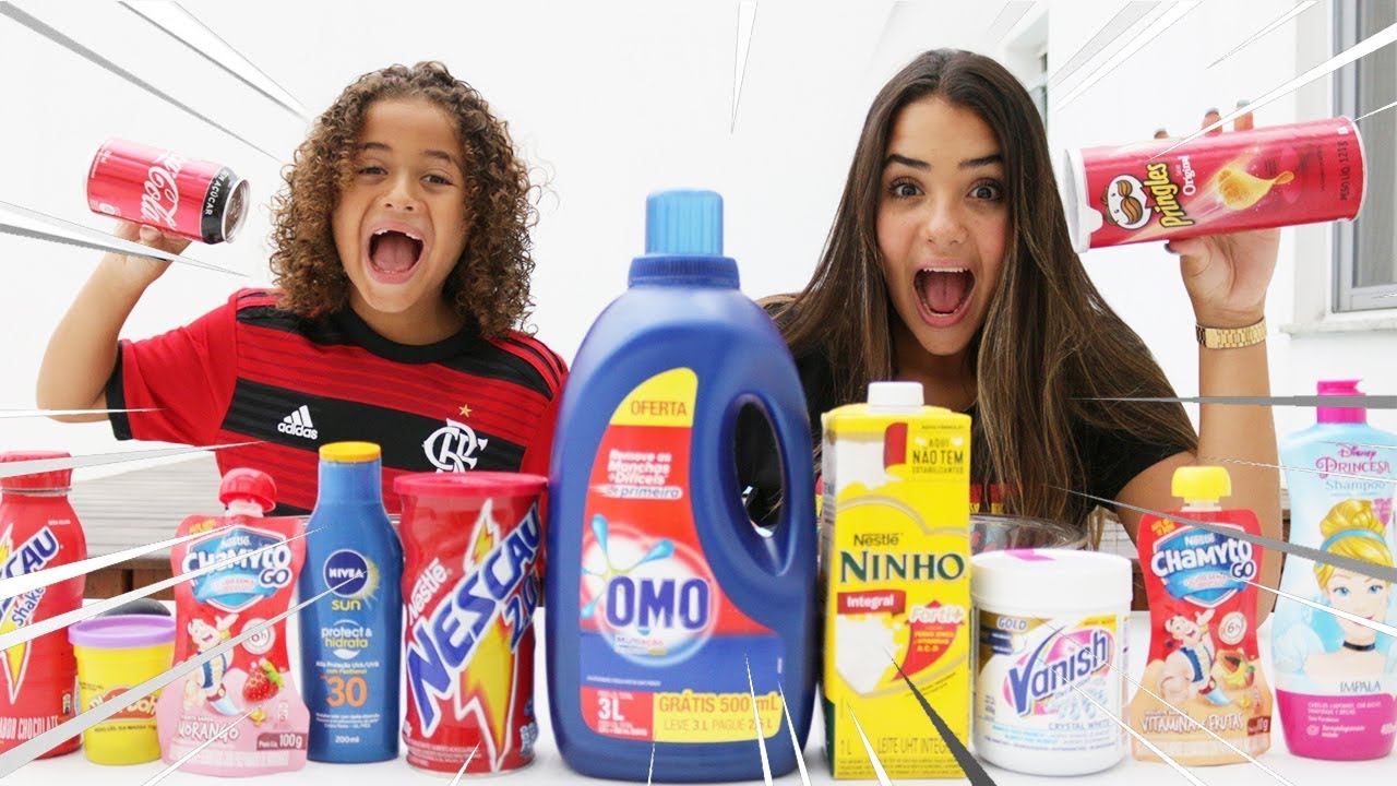 N&Atilde;O ESCOLHA O POTE ERRADO! SLIME CHALLENGE