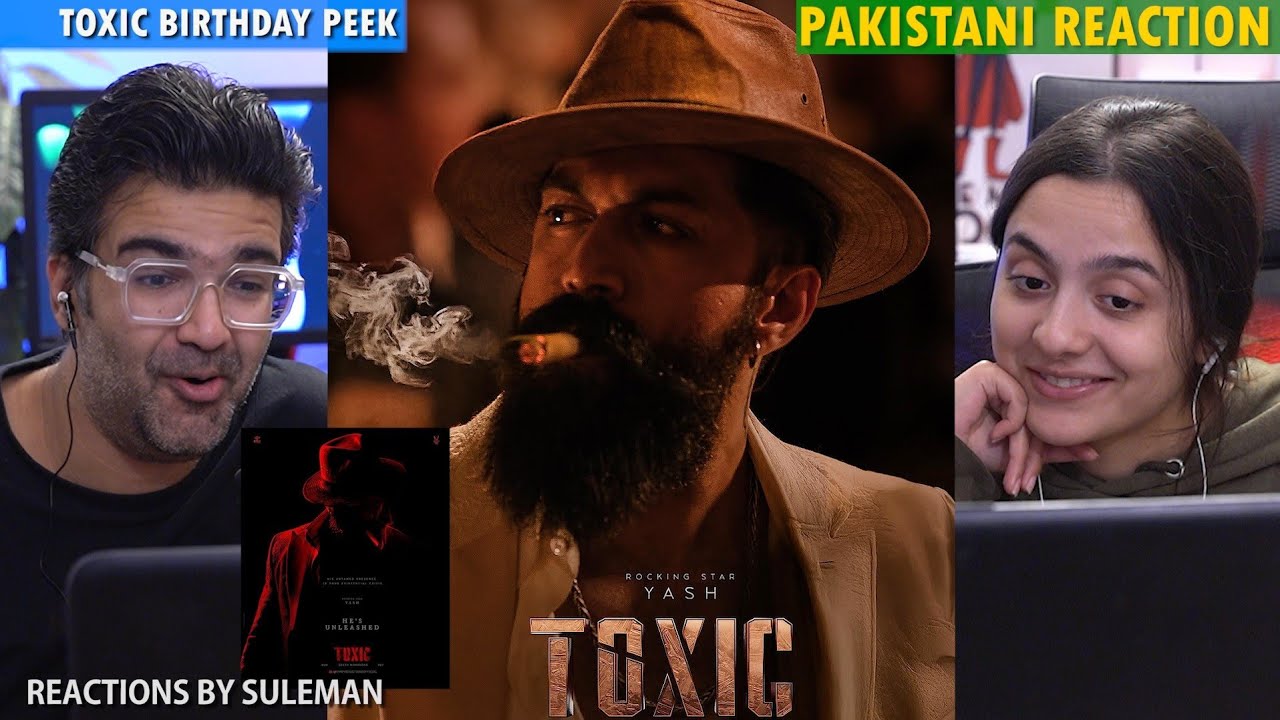 Pakistani Couple Reacts To TOXIC Birthday Peek | Rocking Star Yash | Geetu Mohandas | KVN