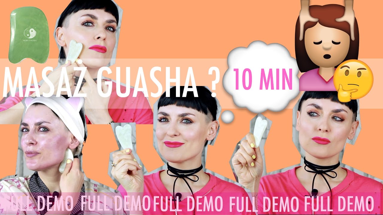 GUASHA💆🏻10-MINUTOWY ODMŁADZAJĄCY GŁĘBOKI MASAŻ TWARZY - TUTORIAL/magdalenalach.vlog