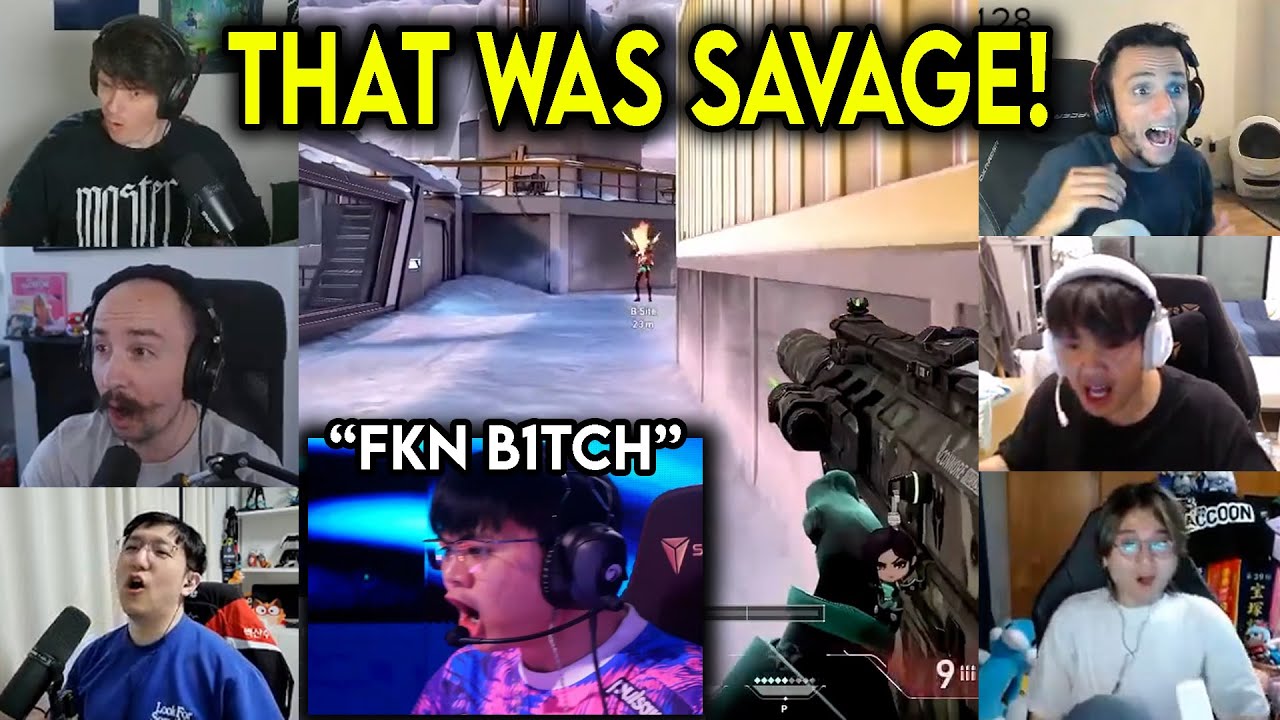 Valorant Streamers Reacts To PRX PatMen Crazy TRASH TALK After Insane 4k Against RRQ In VCT