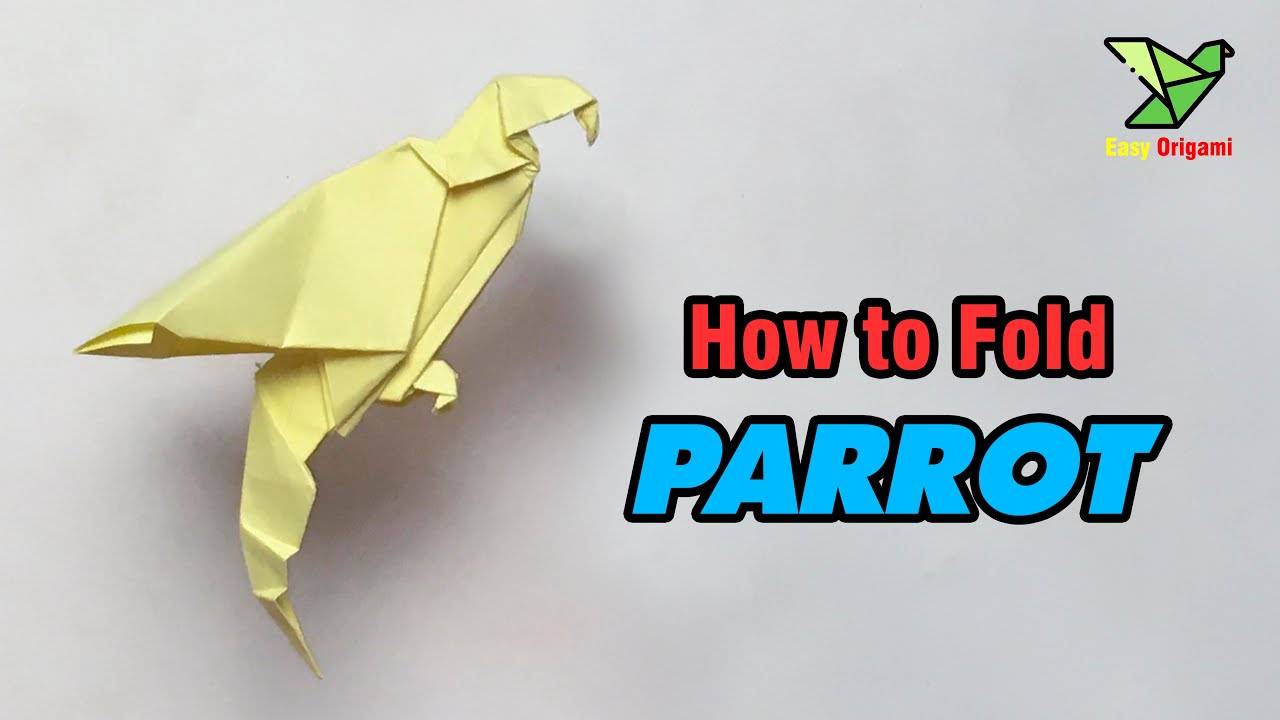 Folding PARROT tutorial | How to fold parrot easy
