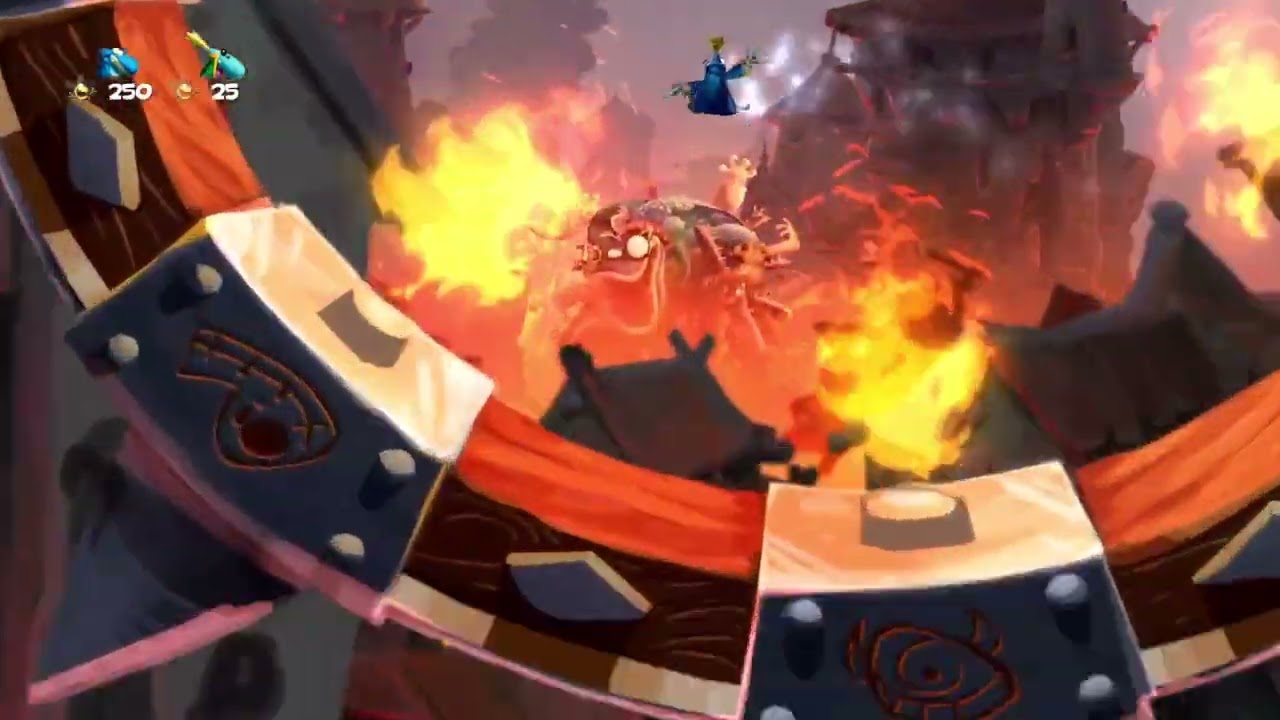 I beat 'Breathing Fire' on Rayman Legends
