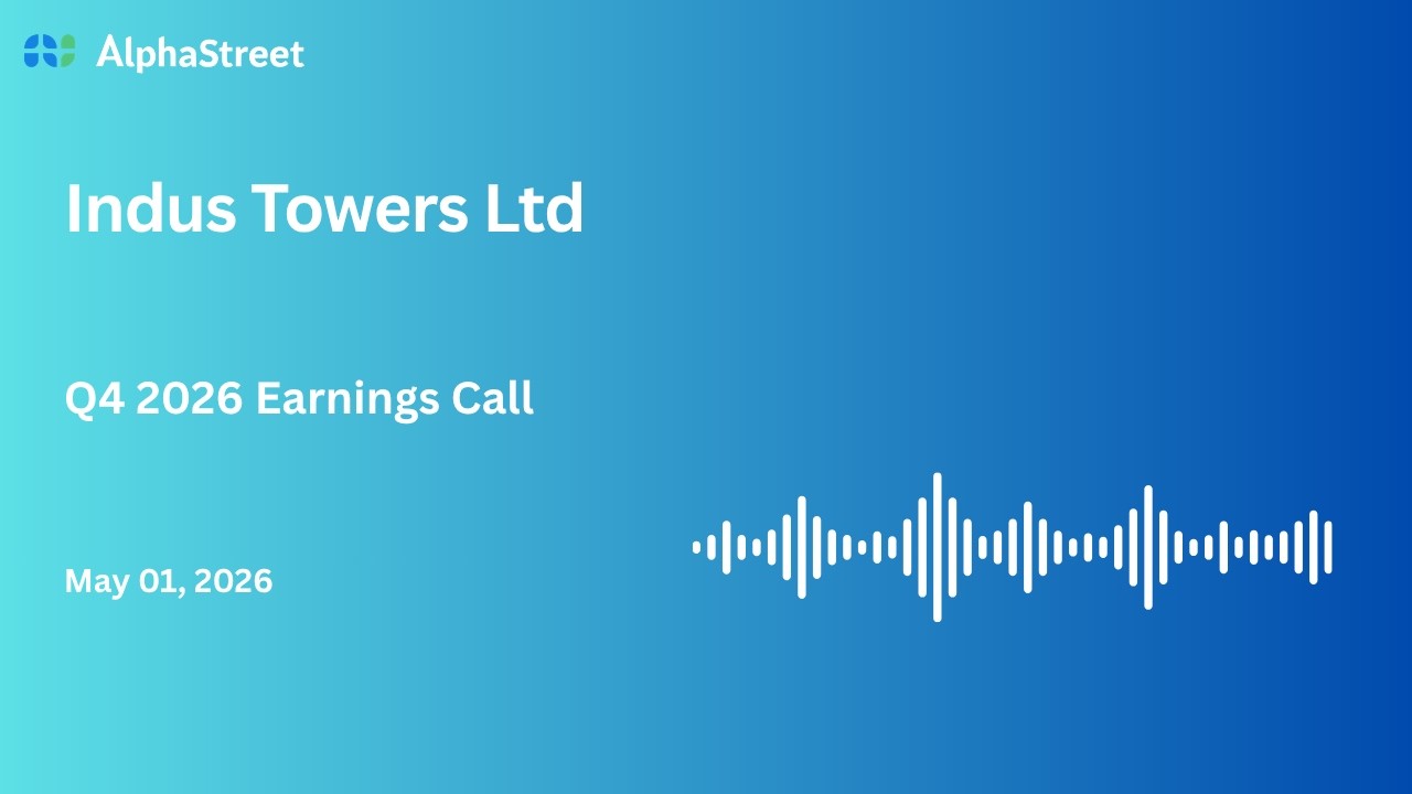 Конференц-звонок по итогам 4 квартала 2025-2026 финансового года компании Indus Towers Ltd.