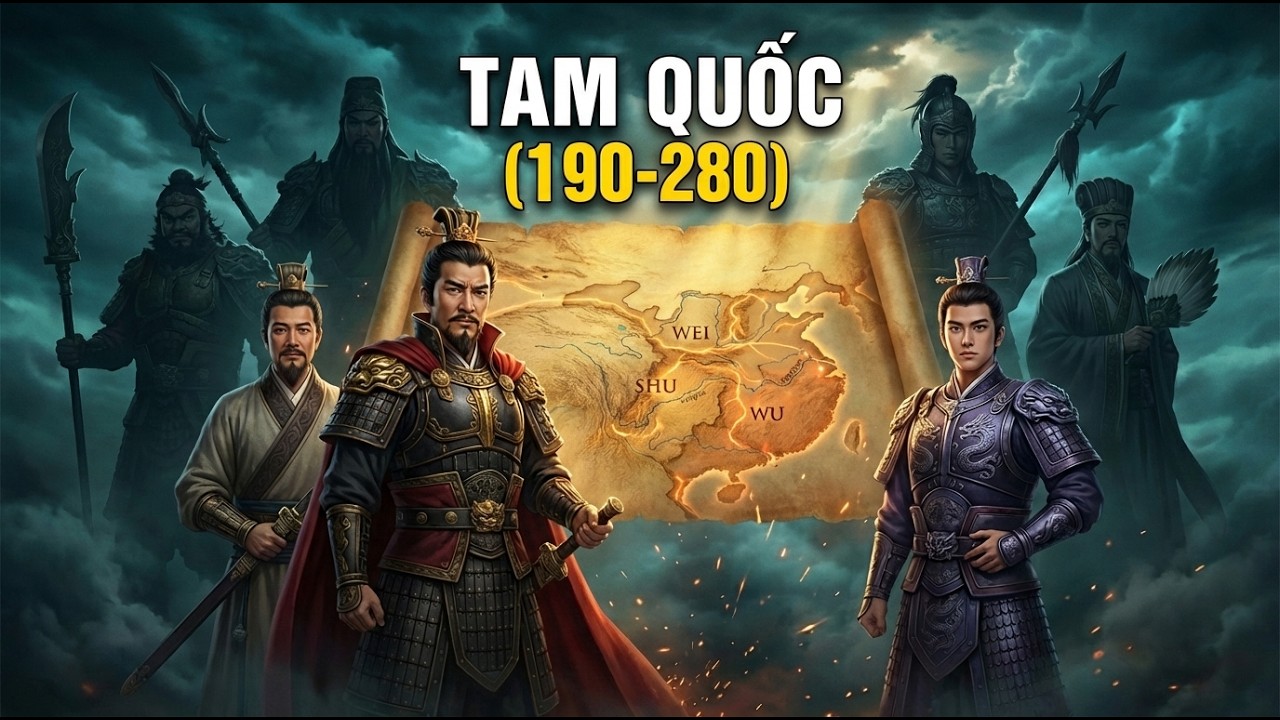 Thời Tam Quốc (190–280):Ngụy – Thục – Ngô và những trận chiến định hình lịch sử Trung Hoa|Ru Sử Việt