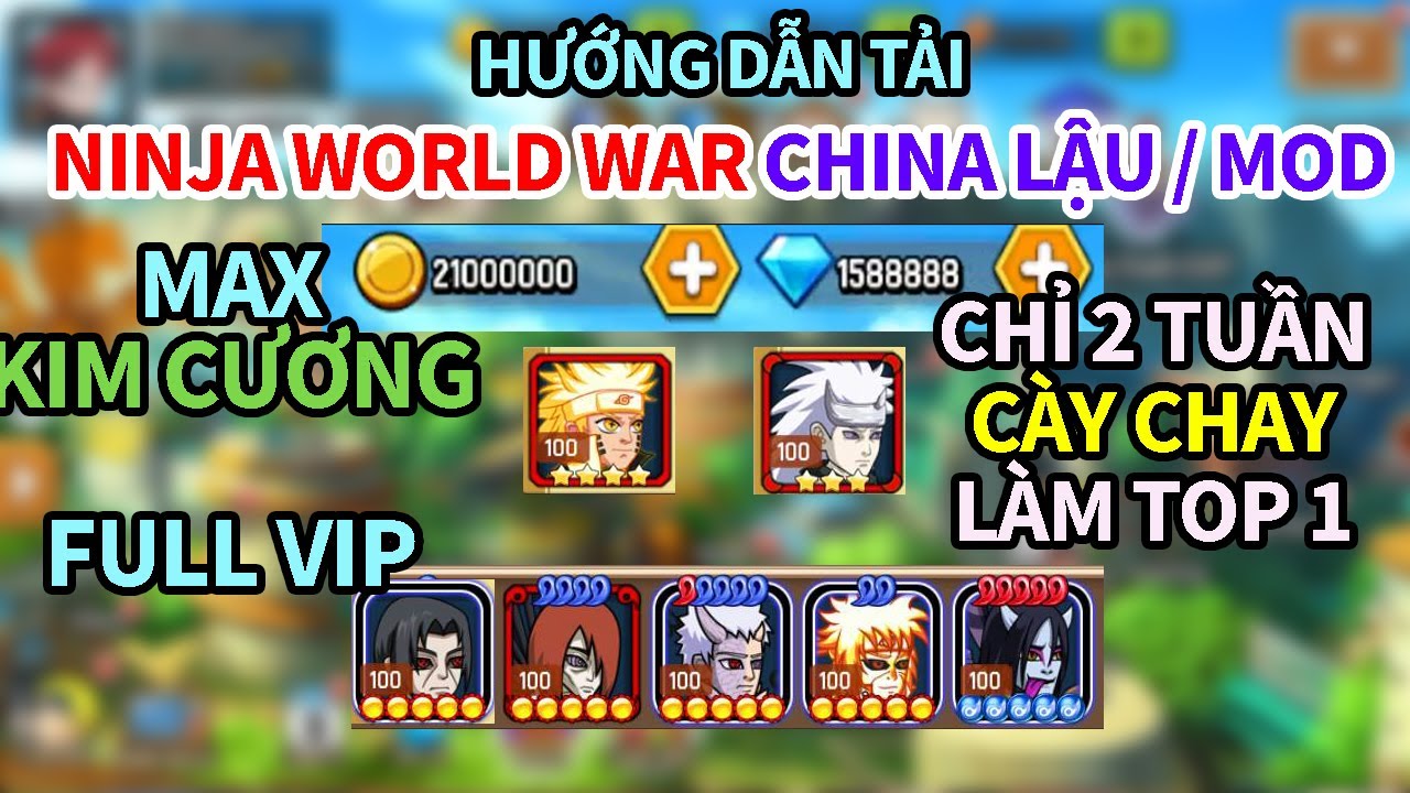 Download Ninja World War CHINA LẬU 2022 | Tải Đại chiến nhẫn giả Trung Quốc LẬU | Saggo Gamer
