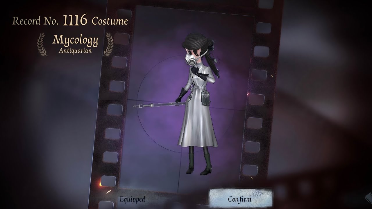Identity V | THIS NEW SKIN IS JUST TOO PERFECT! | Antiquarian COA Costume “Mycology” Gameplay