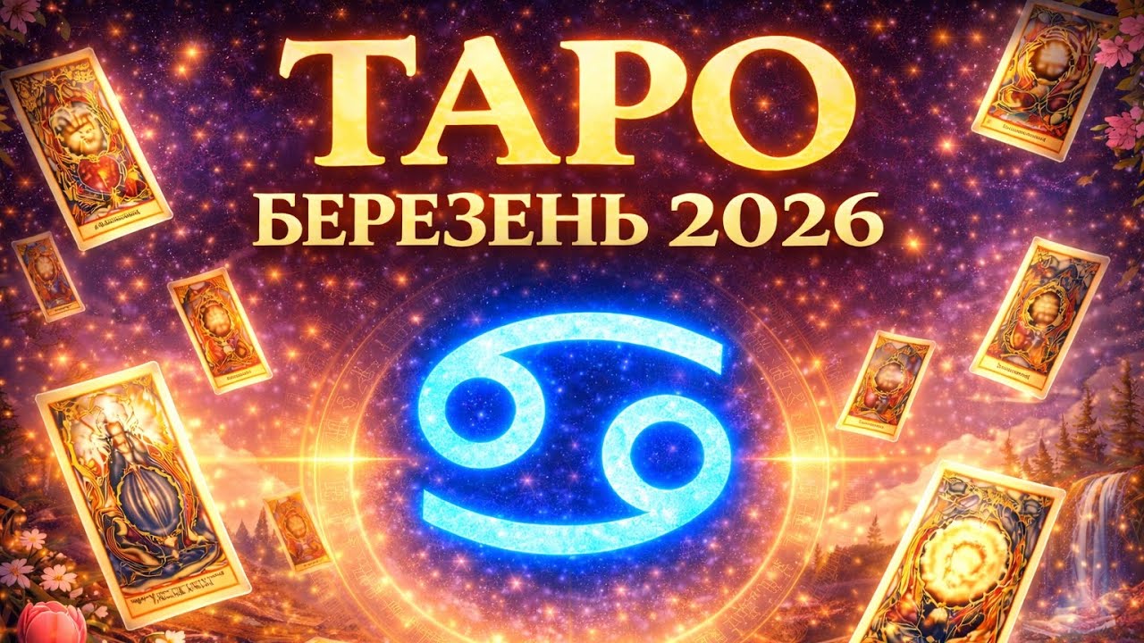 ТАРО на БЕРЕЗЕНЬ 2026 | РАК | Що очікувати від березня?