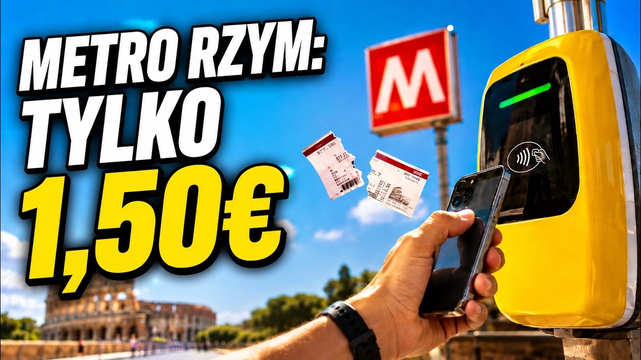 Komunikacja Miejska w Rzymie 2026 🚇 Bilety, Metro i Tap&Go [KOMPLETNY PRZEWODNIK]