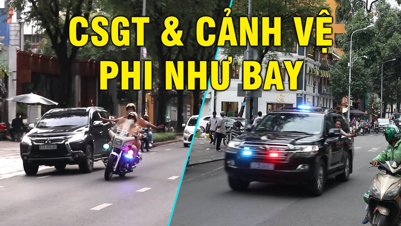 CSGT dẫn đoàn Chủ tịch nước với 