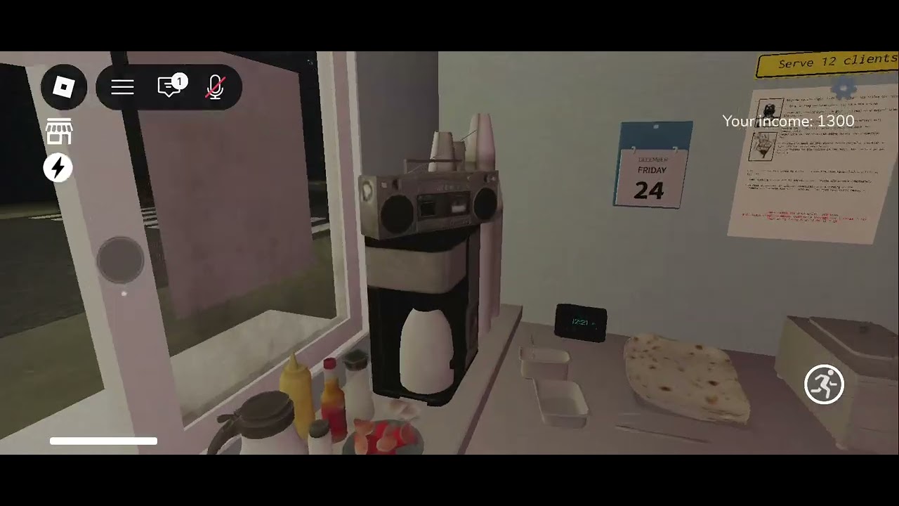 scary shawarma kioks#games #horror #roblox 