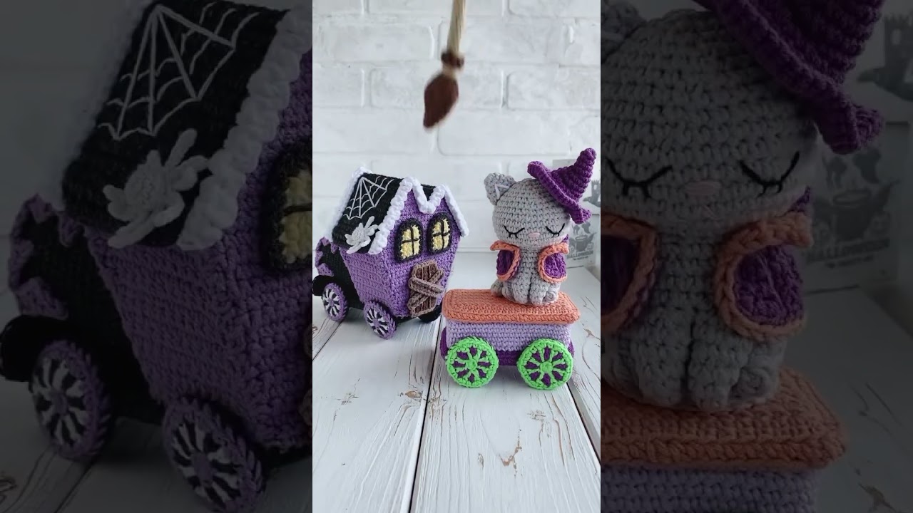 The crochet Halloween Train is almost ready to go! Amigurumi pattern is currently being tested 😉