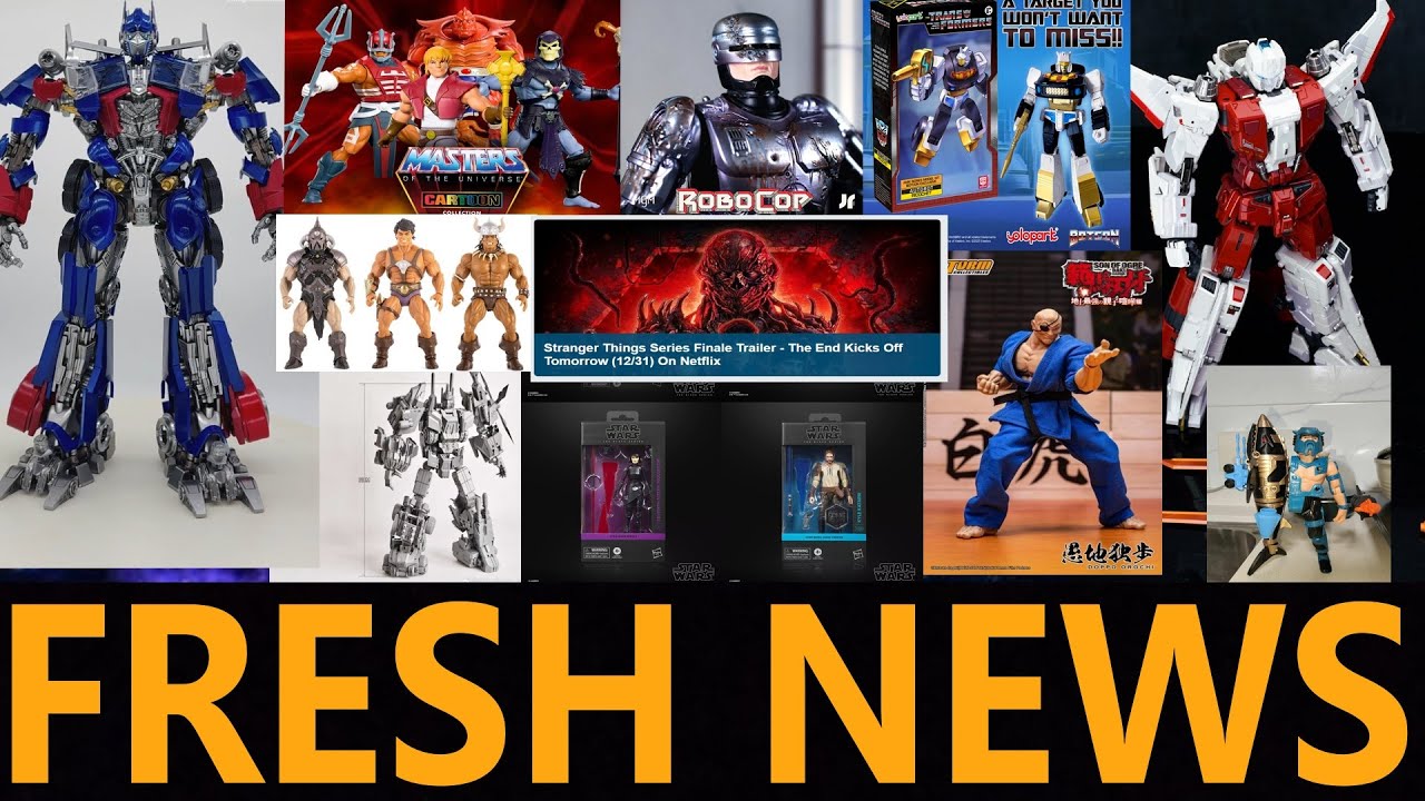 WEEKLY NEWS 1/4/26: MOTU, ROBOCOP, TMNT, STORM, CENTURIONS, MASK, STAR WARS TRANSFOMRMERS