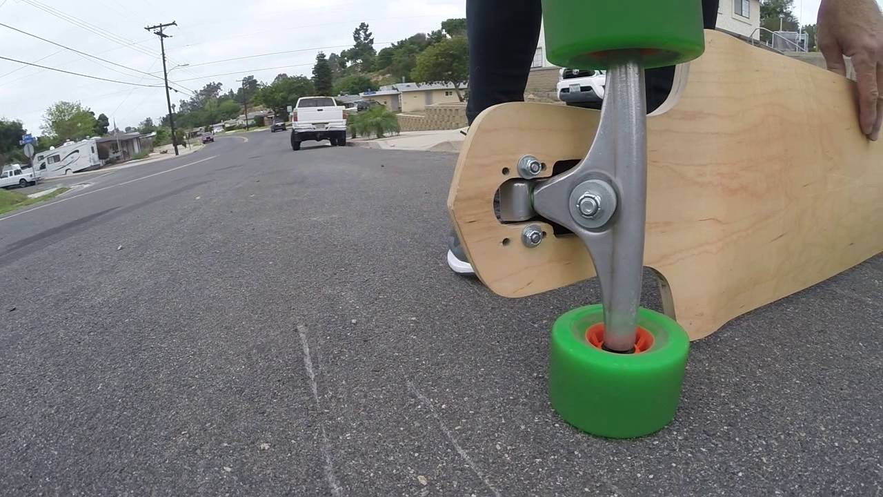Long Distance Pushing Longboard has Pump and Freeride performance