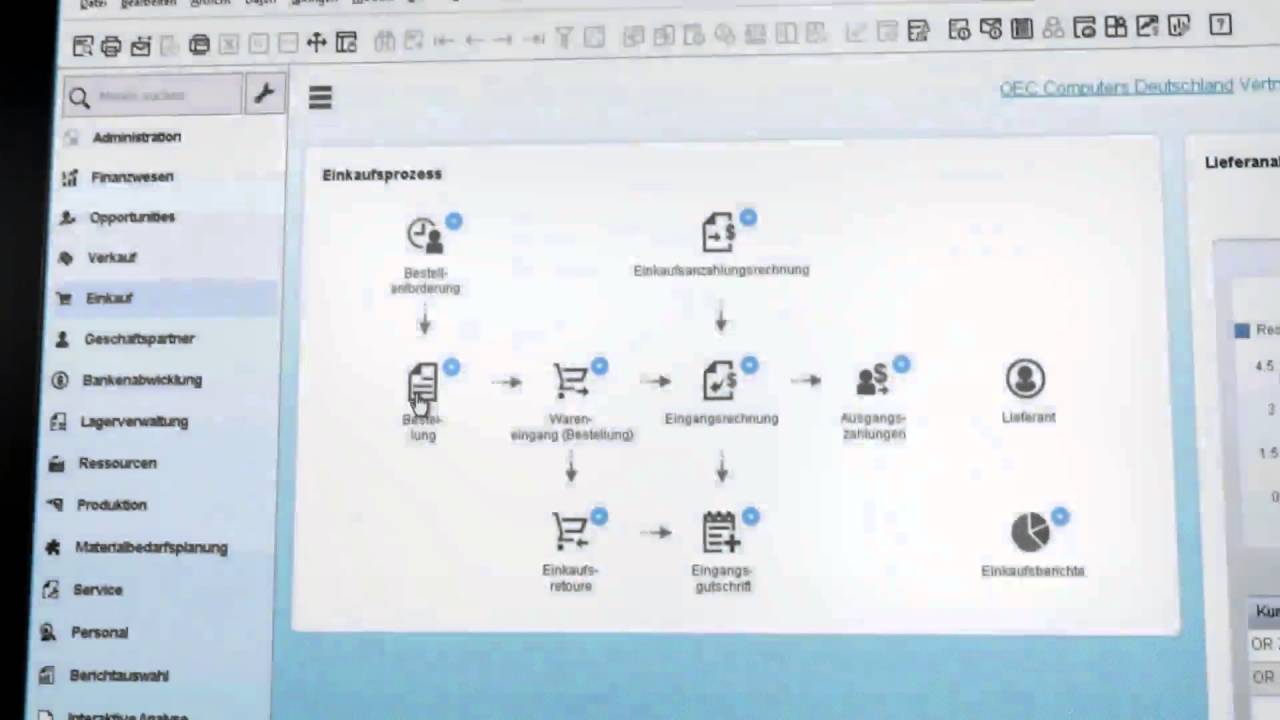 SAP Business One - Einkauf und Lager - Best&auml;nde steuern, Kosten senken
