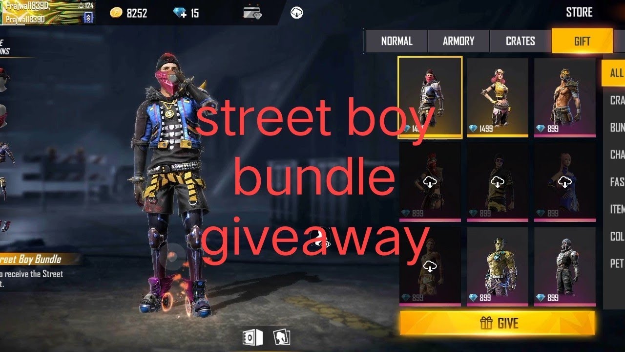 street boy bundle giveaway