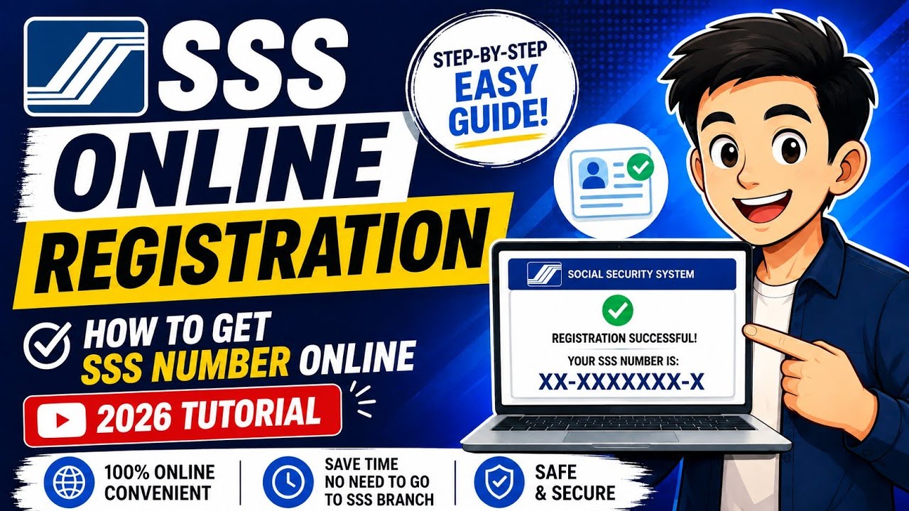 SSS Number Online Registration 2026 | Easy Guide for First-Time Applicants
