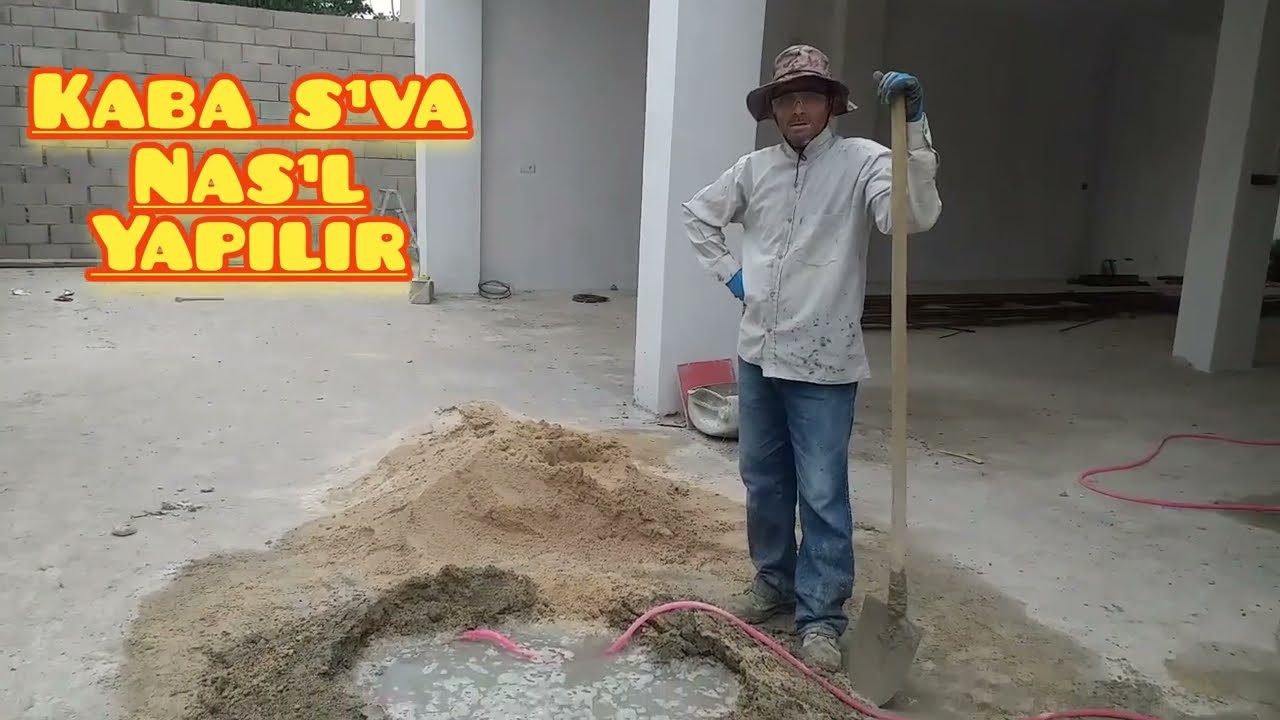 Kaba sıva  ince sıva yapımı harç nasil karisir