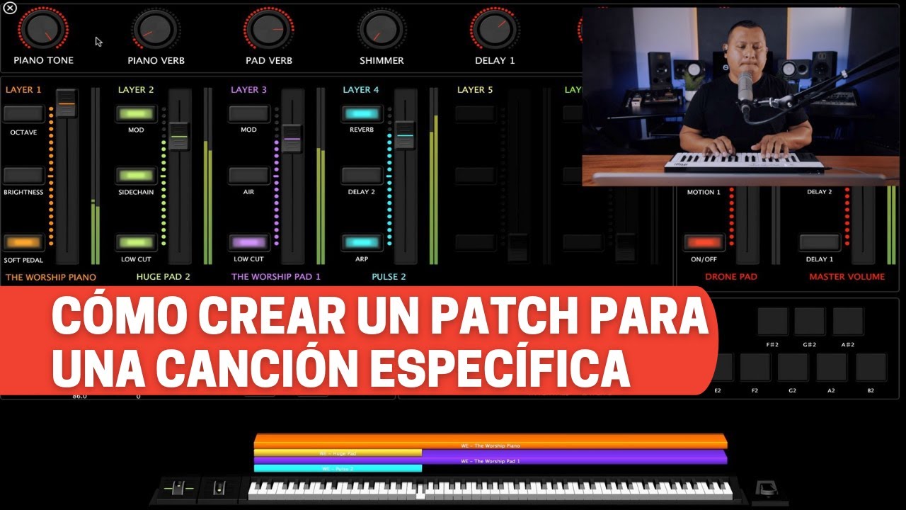Cómo crear un patch para una canción específica en Worship Essentials